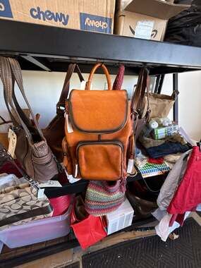 IVTG Genuine Leather Backpack A352,